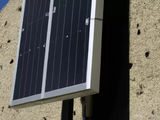 panneau solaire mur vertical